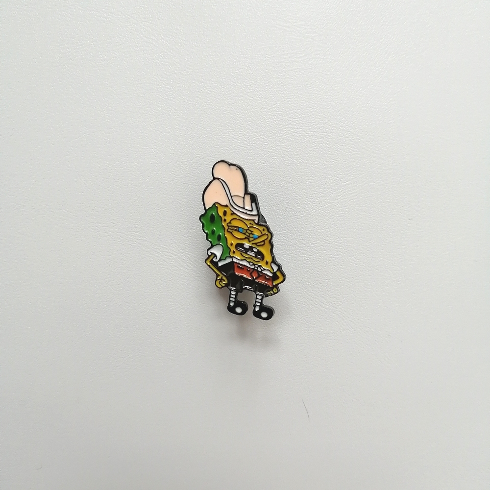 📍2/20$ SpongeBob SquarePants Cowboy Enamel Pin NWOT